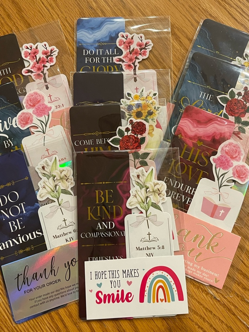 10Thank You Packs for Sellers🌺 Faith Based Order Insert Kits🌺Ready to Ship🌺